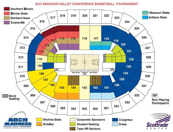 Wcc Tournament Seating Chart